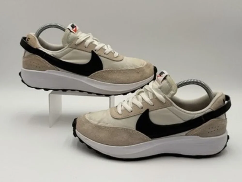 Nike Waffle Debut Women’s Size 9 Running Shoe, Sanddrift Black Phantom White